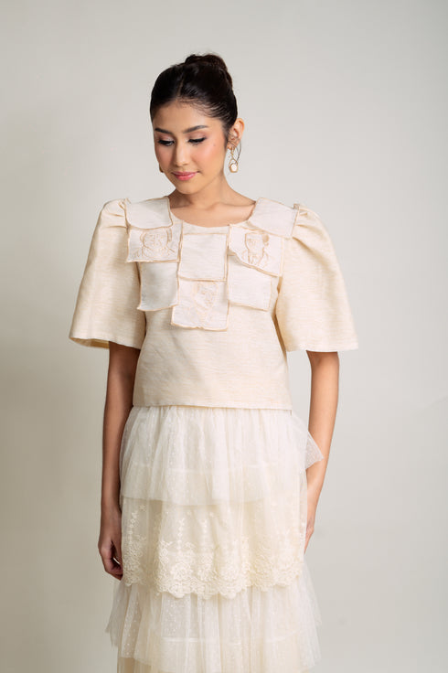 EMGEE by Get Spotted: Leonor Filipiniana Top with National Heroes Embroidery